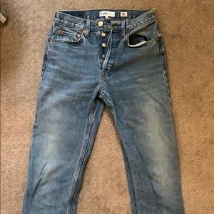 Re/done originals straight leg jean